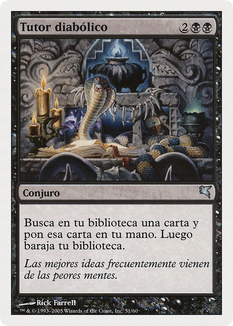 Diabolic Tutor — Salvat 2005 — Magic: The Gathering