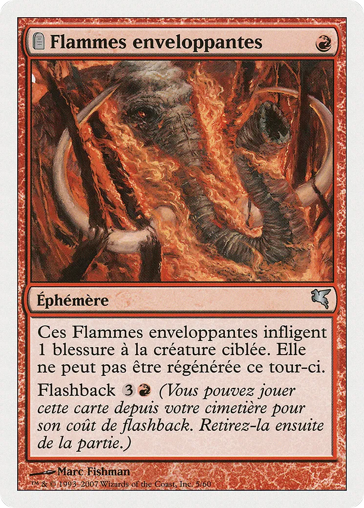 Flammes enveloppantes — Salvat 2005 — Magic: The Gathering