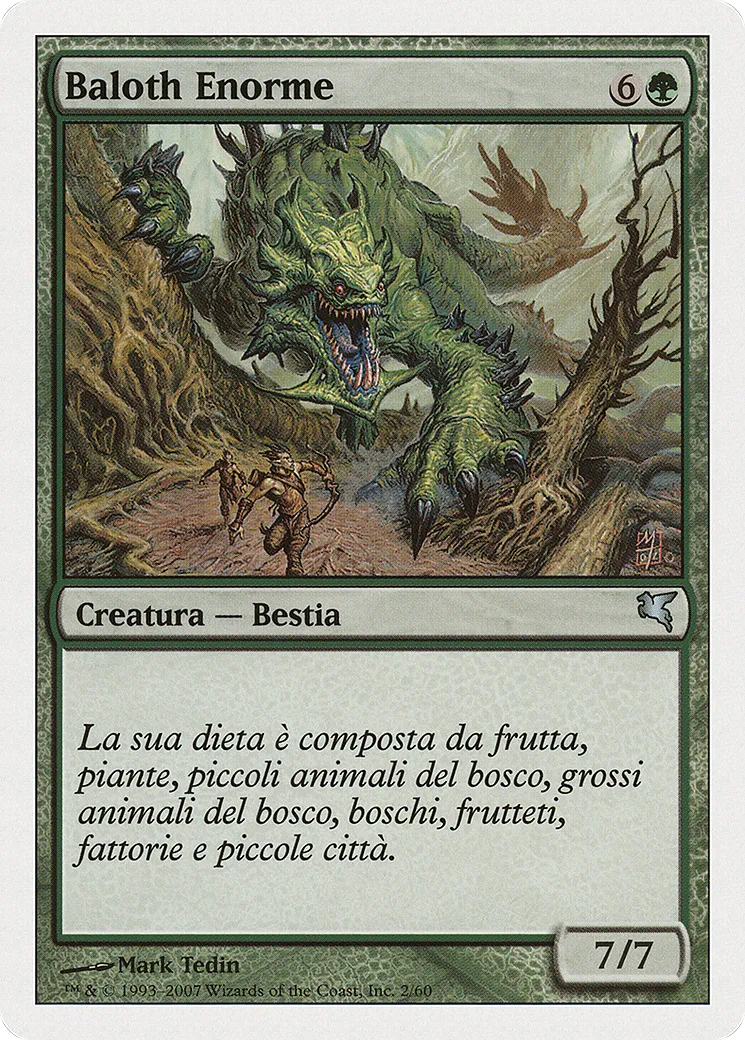 Baloth énorme — Salvat 2005 — Magic: The Gathering