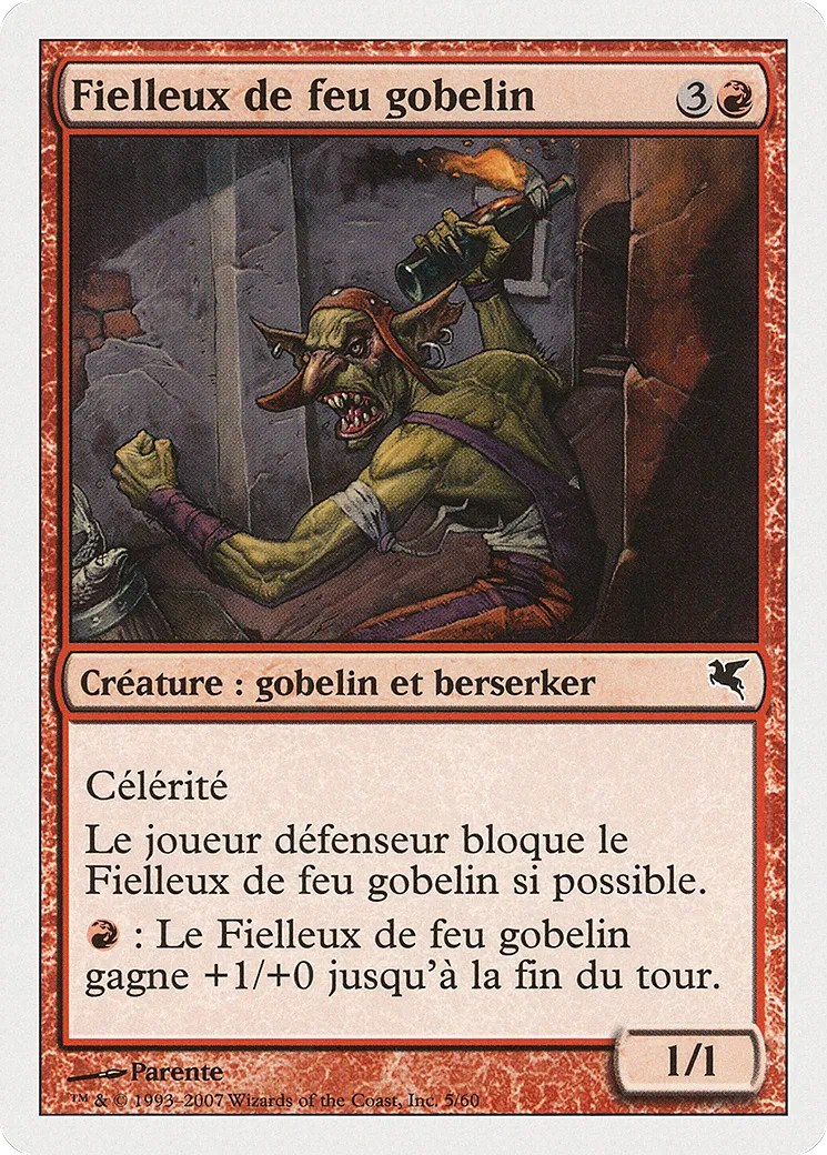 Fielleux de feu gobelin — Salvat 2005 — Magic: The Gathering