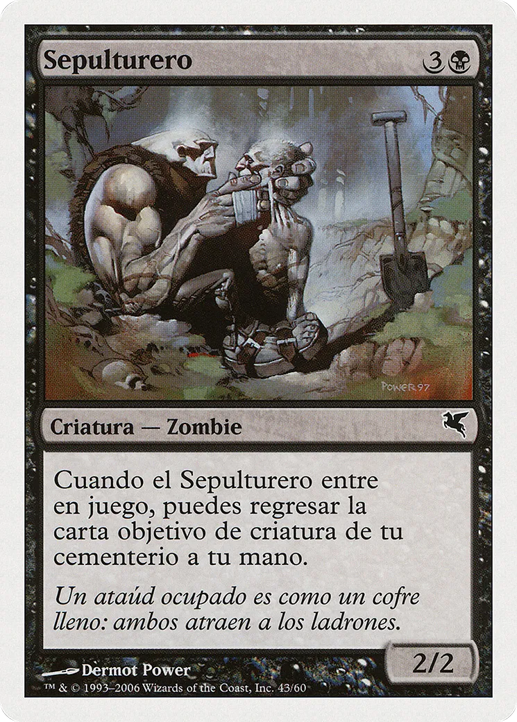 Gravedigger — Salvat 2005 — Magic: The Gathering