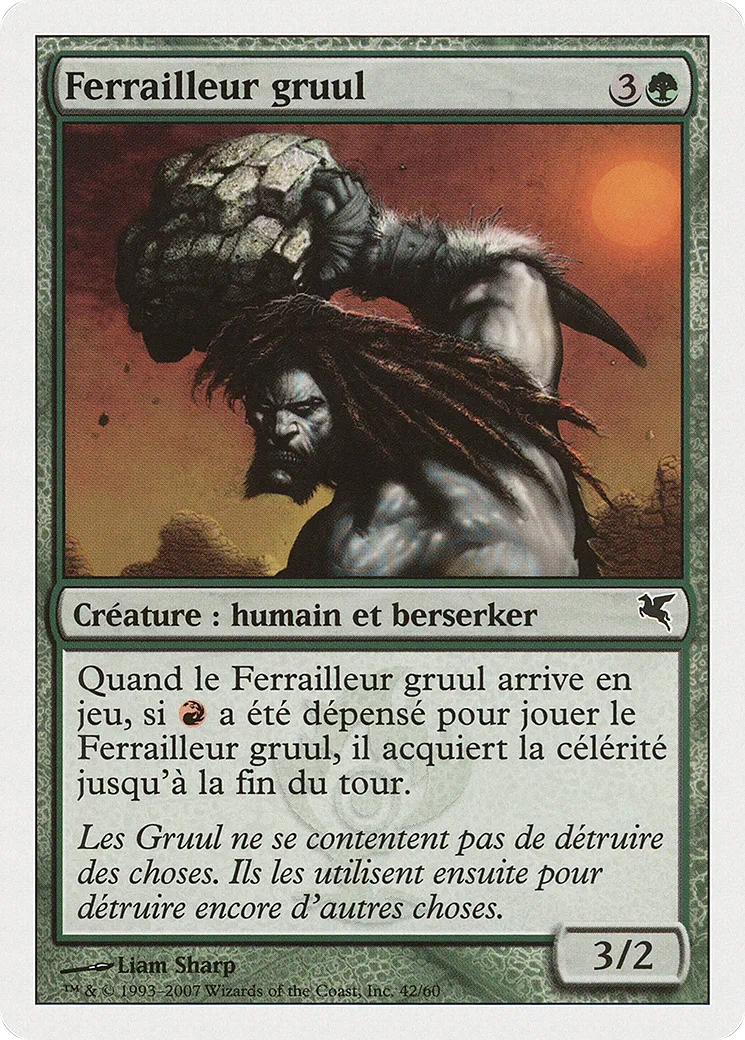 Ferrailleur gruul — Salvat 2005 — Magic: The Gathering