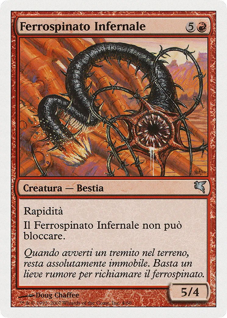 Monstruosité de fer barbelé — Salvat 2005 — Magic: The Gathering