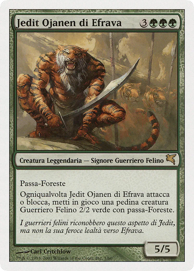 Jedit Ojanen d'Efrava — Salvat 2005 — Magic: The Gathering