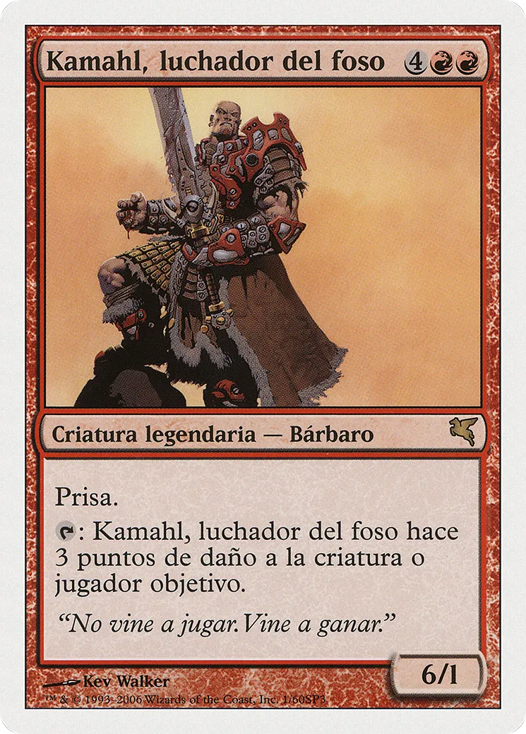 Kamahl, Pit Fighter — Salvat 2005 — Magic: The Gathering