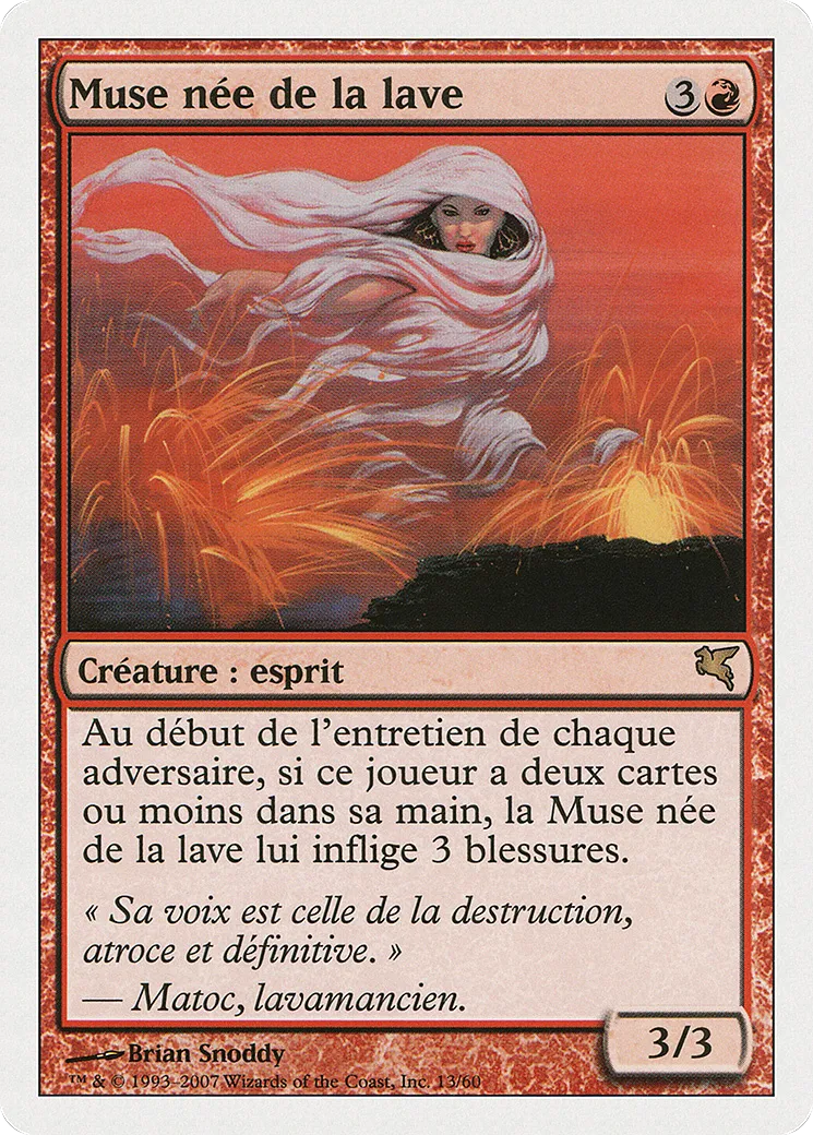 Muse née de la lave — Salvat 2005 — Magic: The Gathering