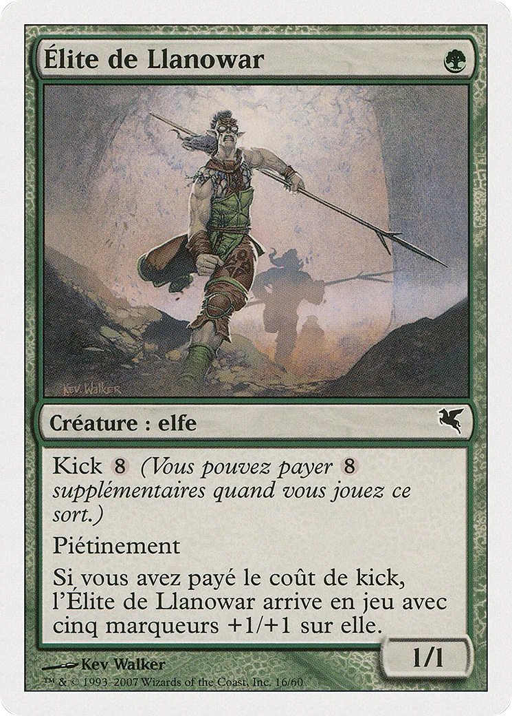 Élite de Llanowar — Salvat 2005 — Magic: The Gathering