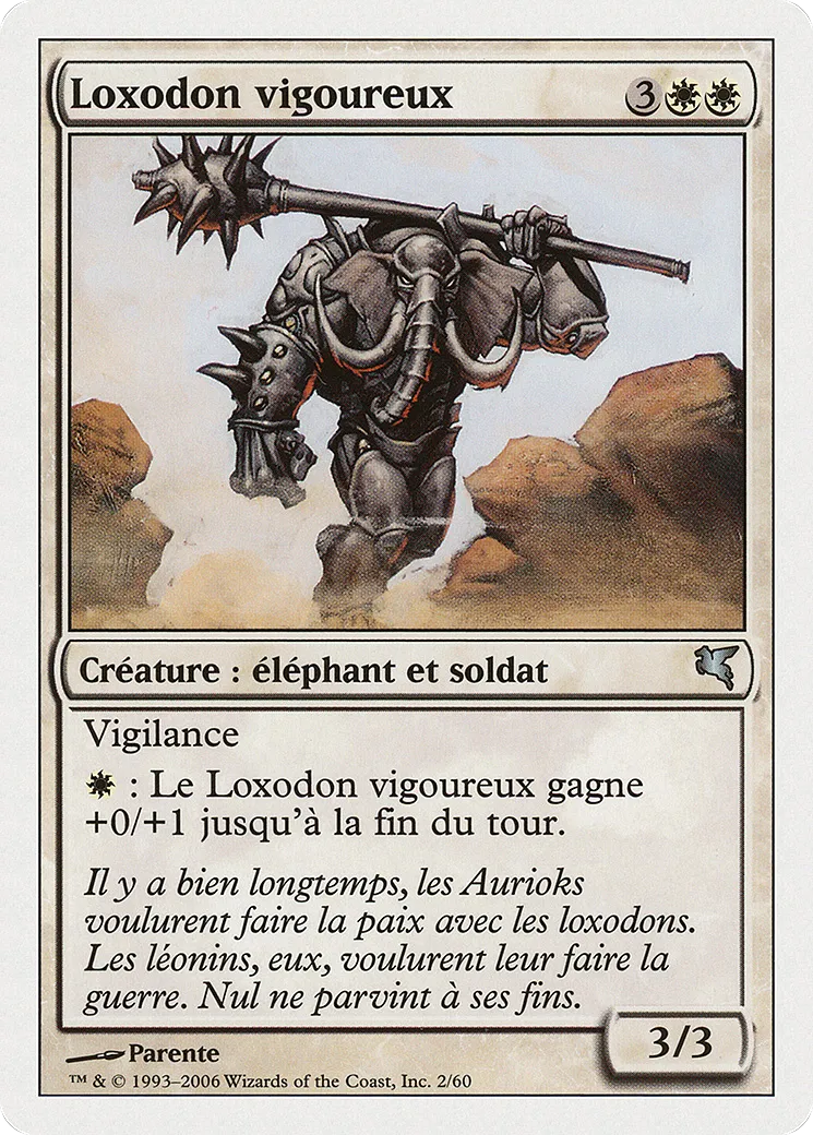 Loxodon vigoureux — Salvat 2005 — Magic: The Gathering