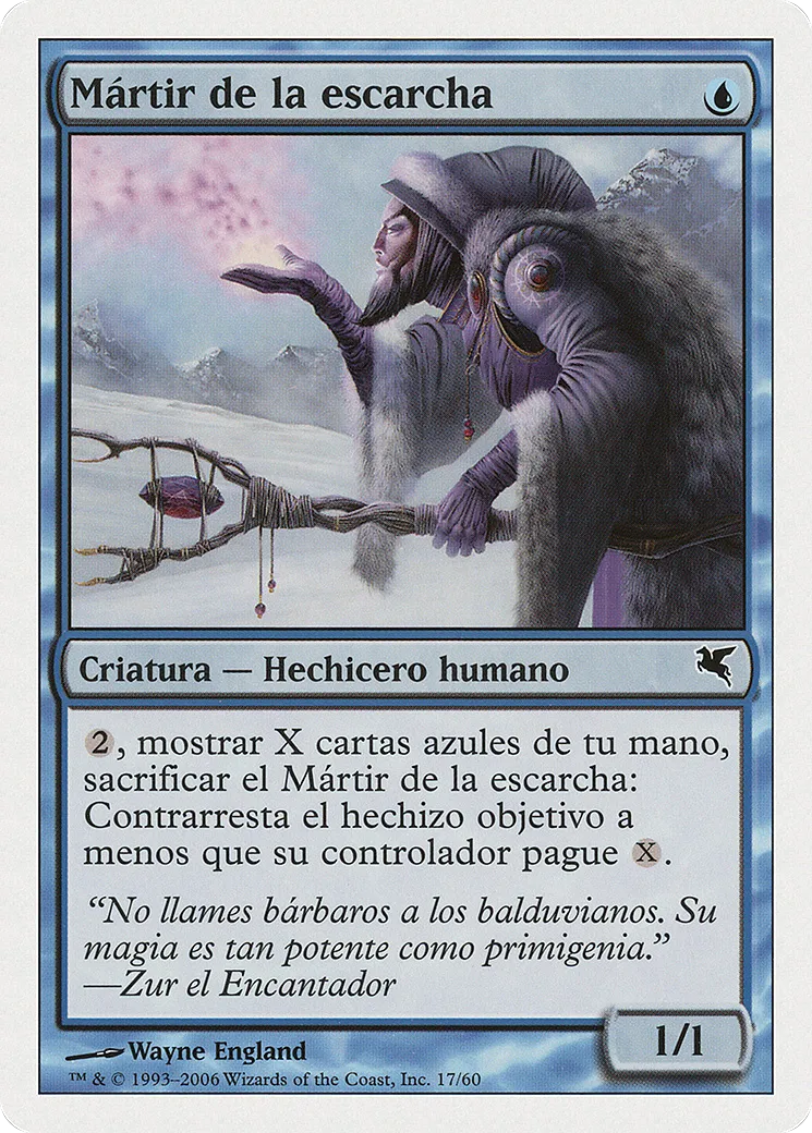 Martyr of Frost — Salvat 2005 — Magic: The Gathering