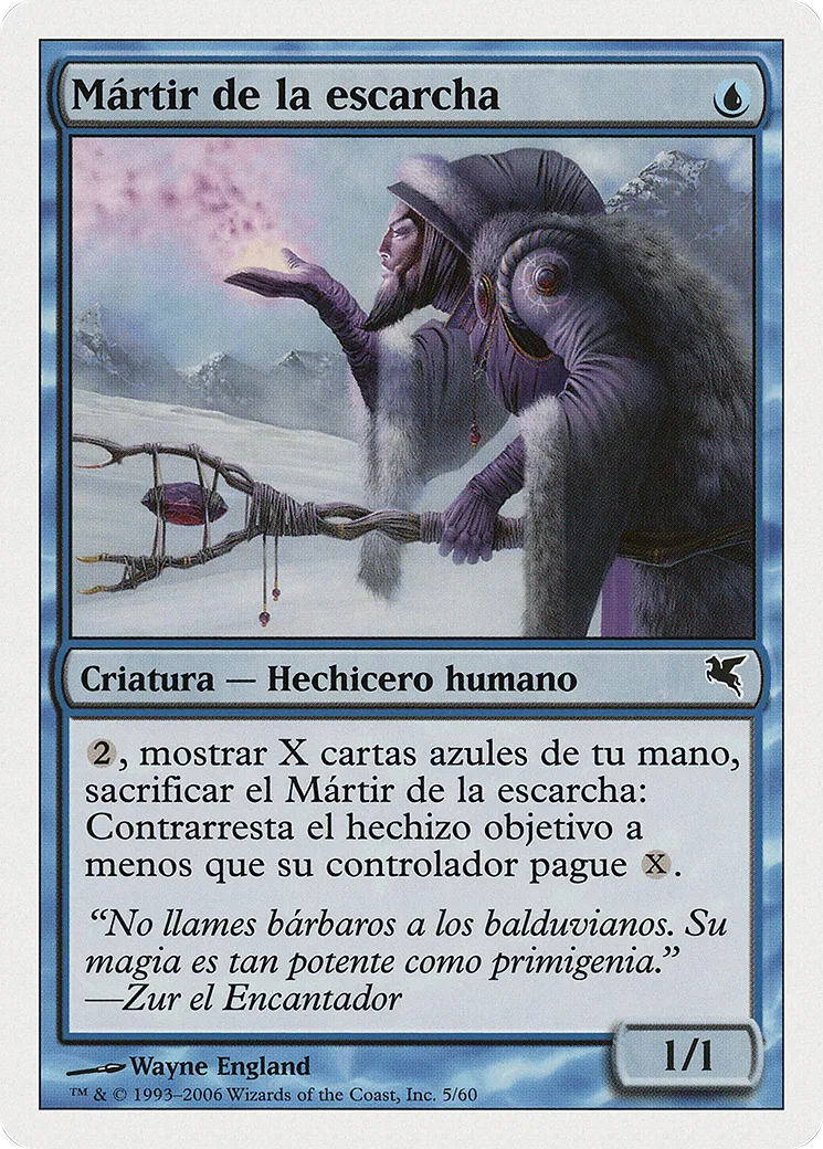 Martyr of Frost — Salvat 2005 — Magic: The Gathering