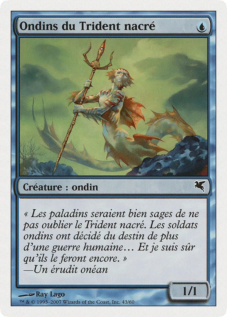 Ondin du Trident de perles — Salvat 2005 — Magic: The Gathering