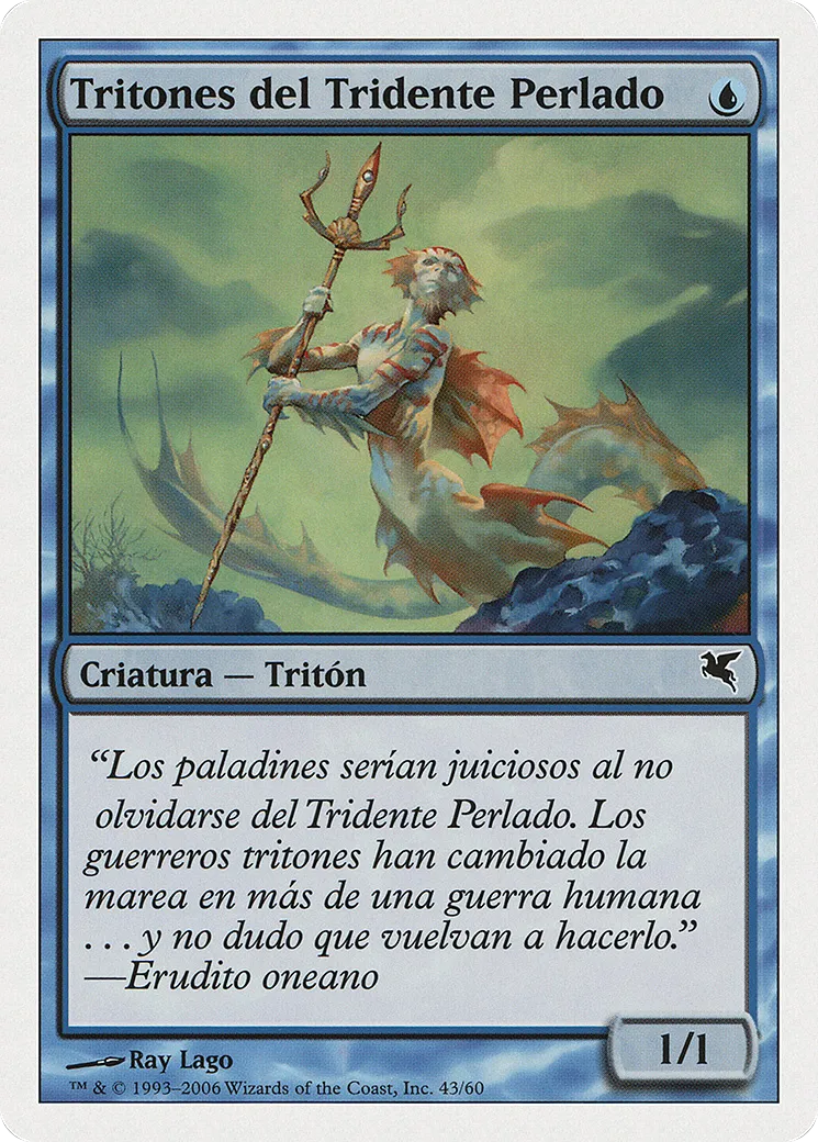 Merfolk of the Pearl Trident — Salvat 2005 — Magic: The Gathering