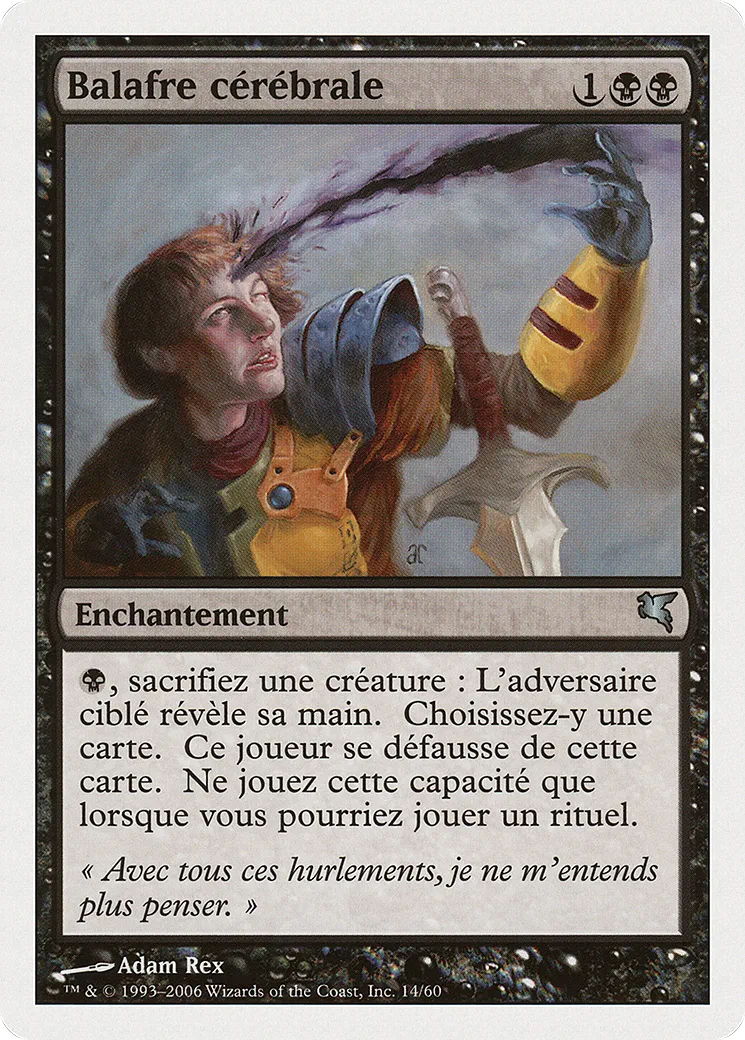 Balafre cérébrale — Salvat 2005 — Magic: The Gathering
