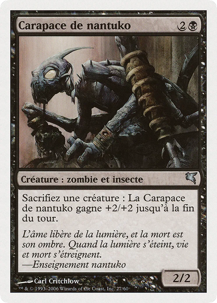 Carapace de nantuko — Salvat 2005 — Magic: The Gathering