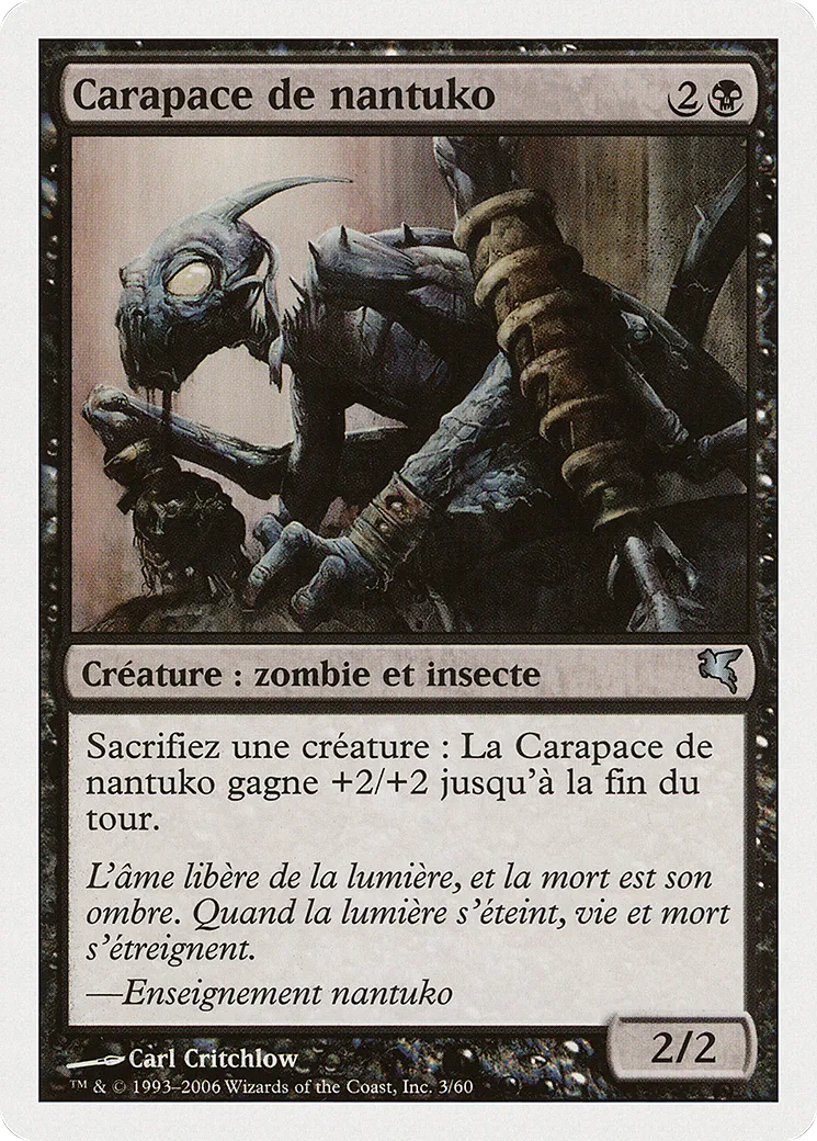 Carapace de nantuko — Salvat 2005 — Magic: The Gathering