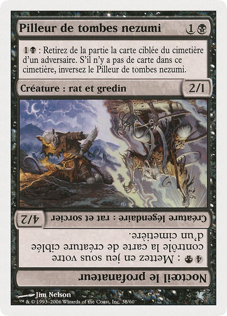 Pilleur de tombes nezumi // Nighteyes the Desecrator — Salvat 2005 — Magic: The Gathering