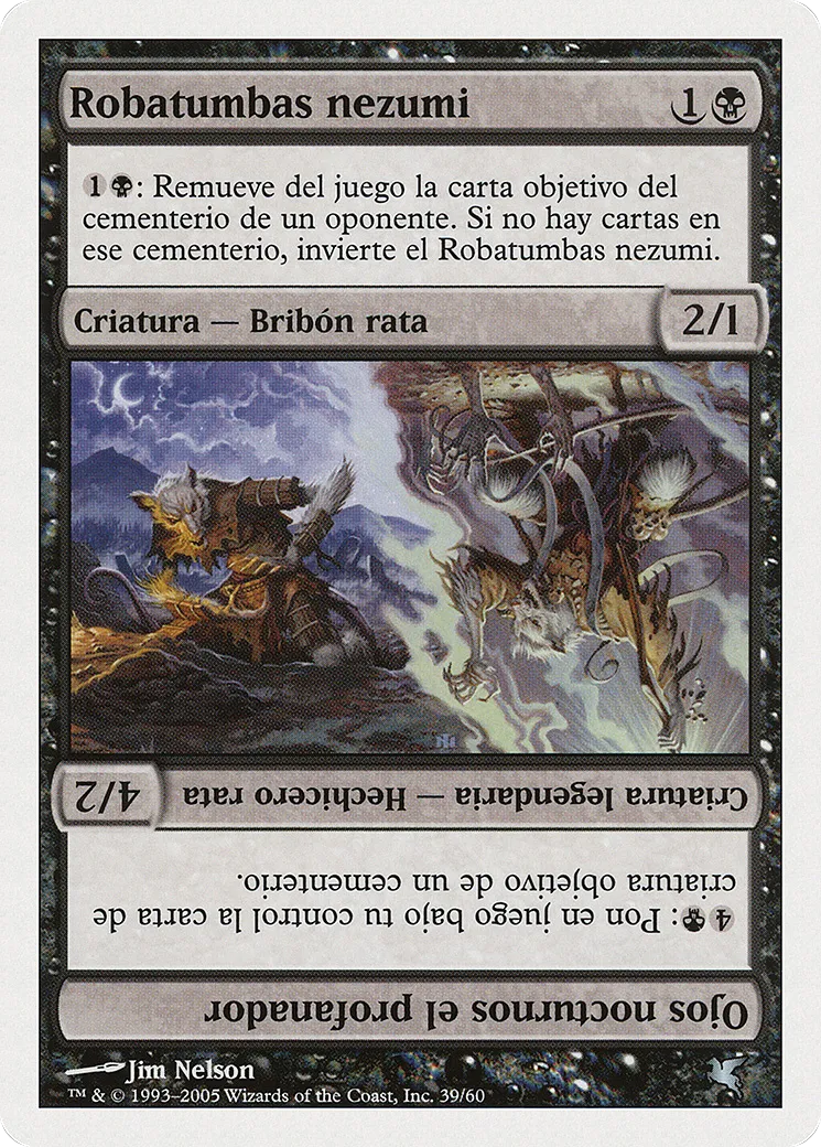 Nezumi Graverobber // Nighteyes the Desecrator — Salvat 2005 — Magic: The Gathering