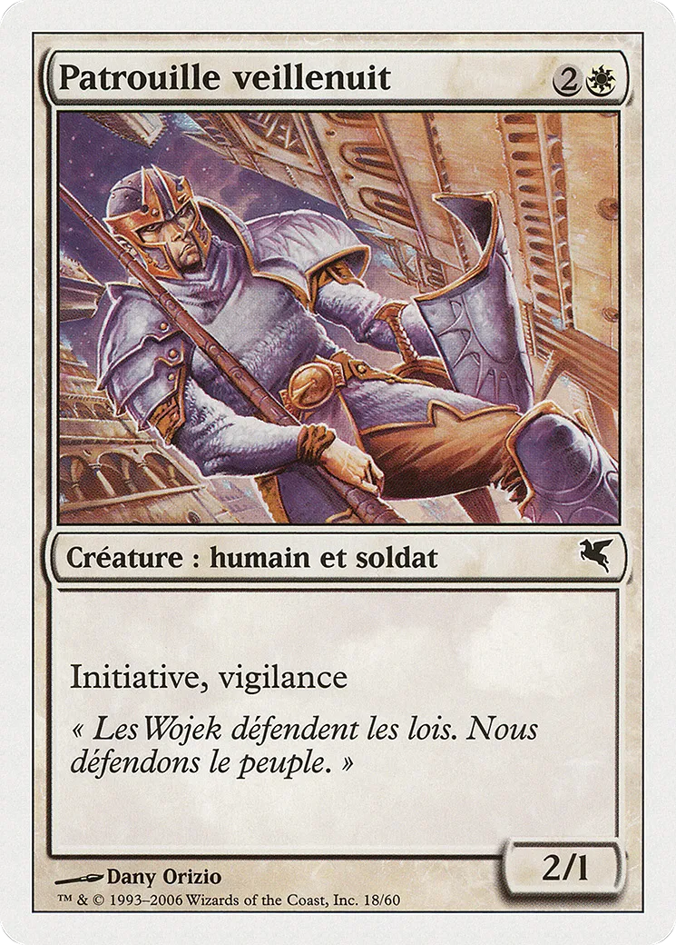 Patrouille veillenuit — Salvat 2005 — Magic: The Gathering