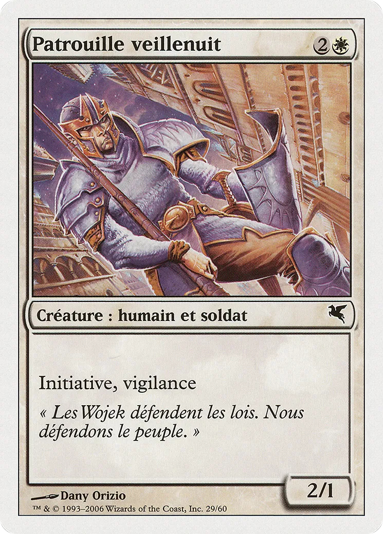 Patrouille veillenuit — Salvat 2005 — Magic: The Gathering