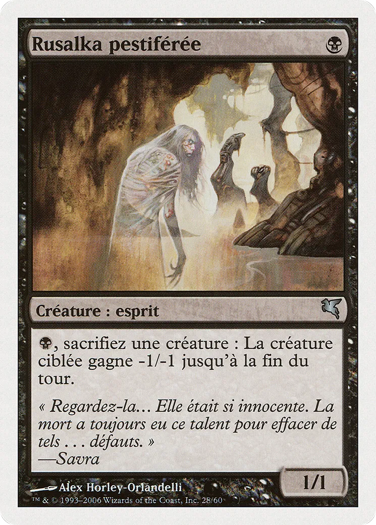 Rusalka pestiférée — Salvat 2005 — Magic: The Gathering