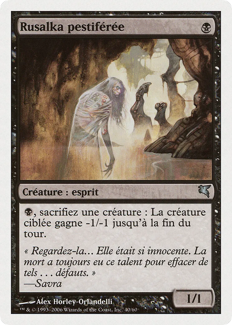 Rusalka pestiférée — Salvat 2005 — Magic: The Gathering