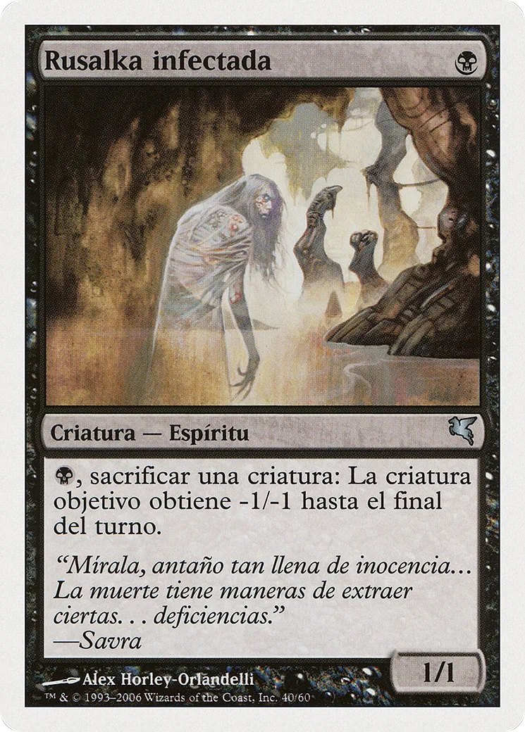 Plagued Rusalka — Salvat 2005 — Magic: The Gathering