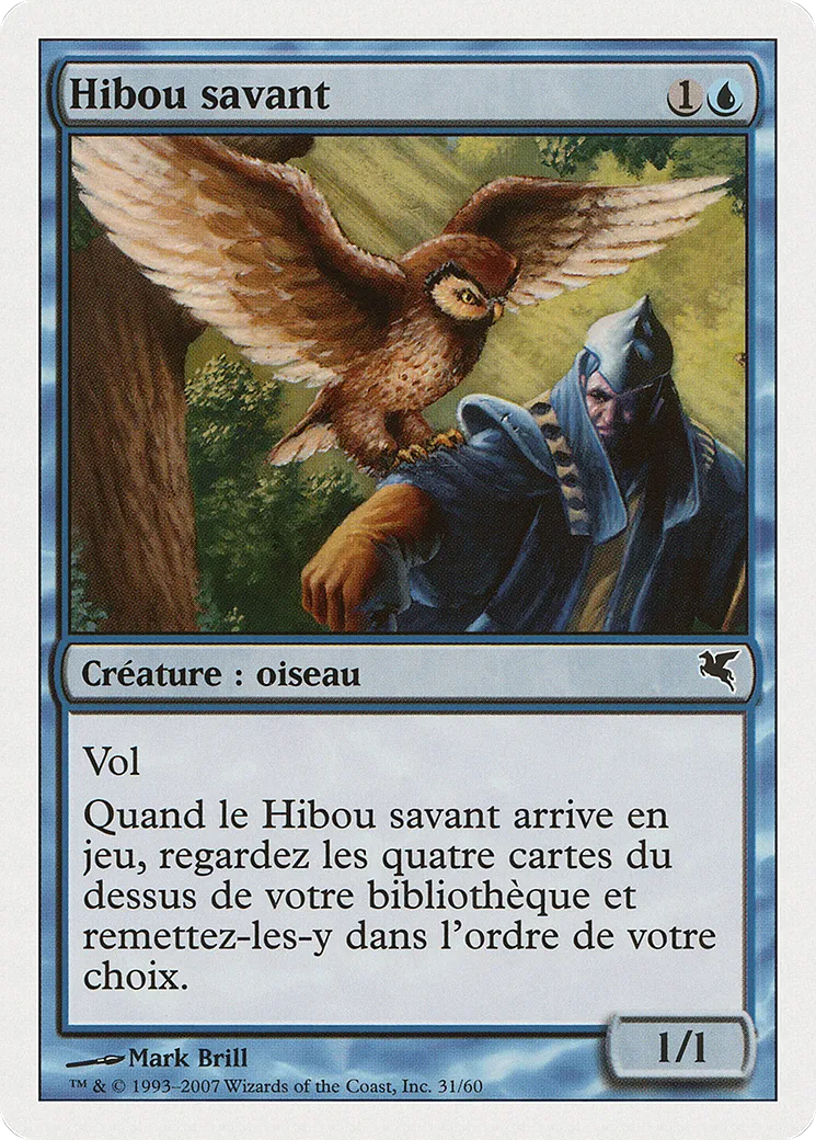 Hibou savant — Salvat 2005 — Magic: The Gathering