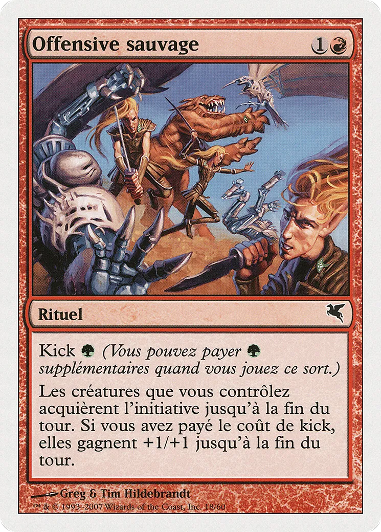 Offensive sauvage — Salvat 2005 — Magic: The Gathering