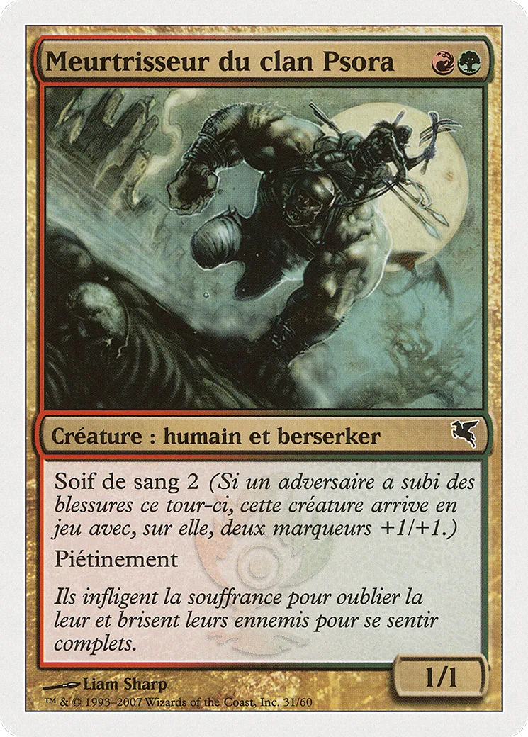 Meurtrisseur du clan Psora — Salvat 2005 — Magic: The Gathering