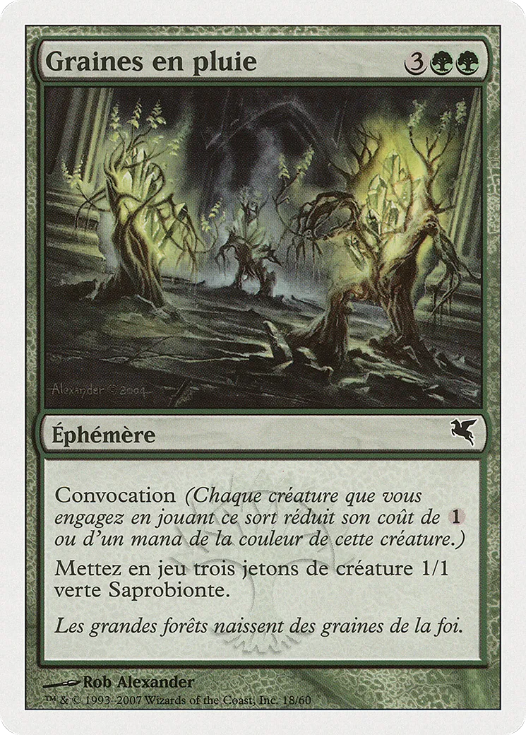Graines en pluie — Salvat 2005 — Magic: The Gathering