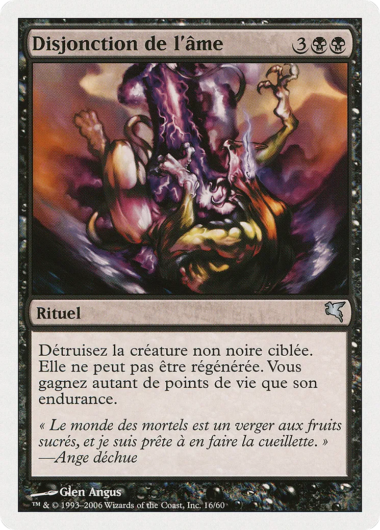 Disjonction de l'âme — Salvat 2005 — Magic: The Gathering