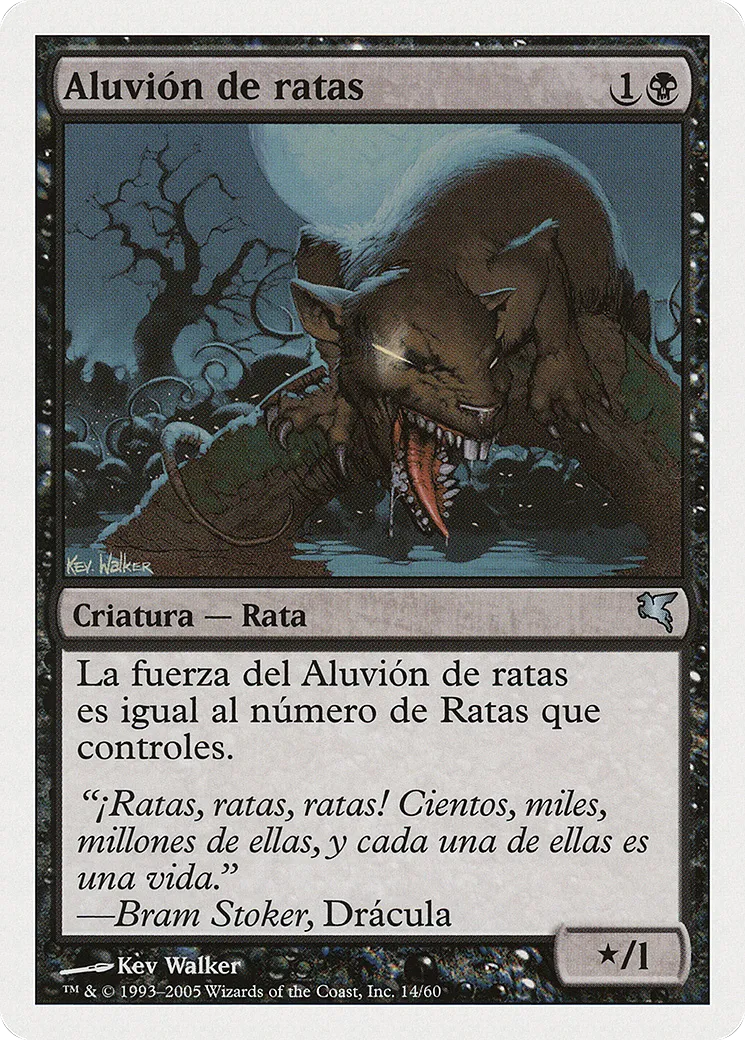 Swarm of Rats — Salvat 2005 — Magic: The Gathering