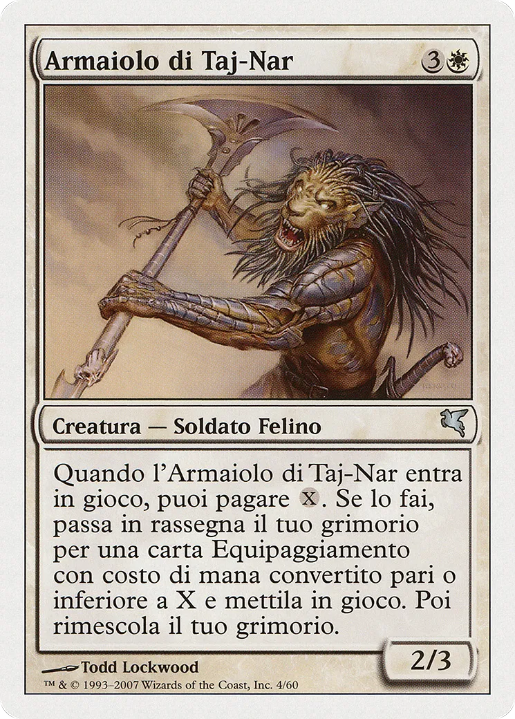 Forgeur d'épées de Taj-Nar — Salvat 2005 — Magic: The Gathering