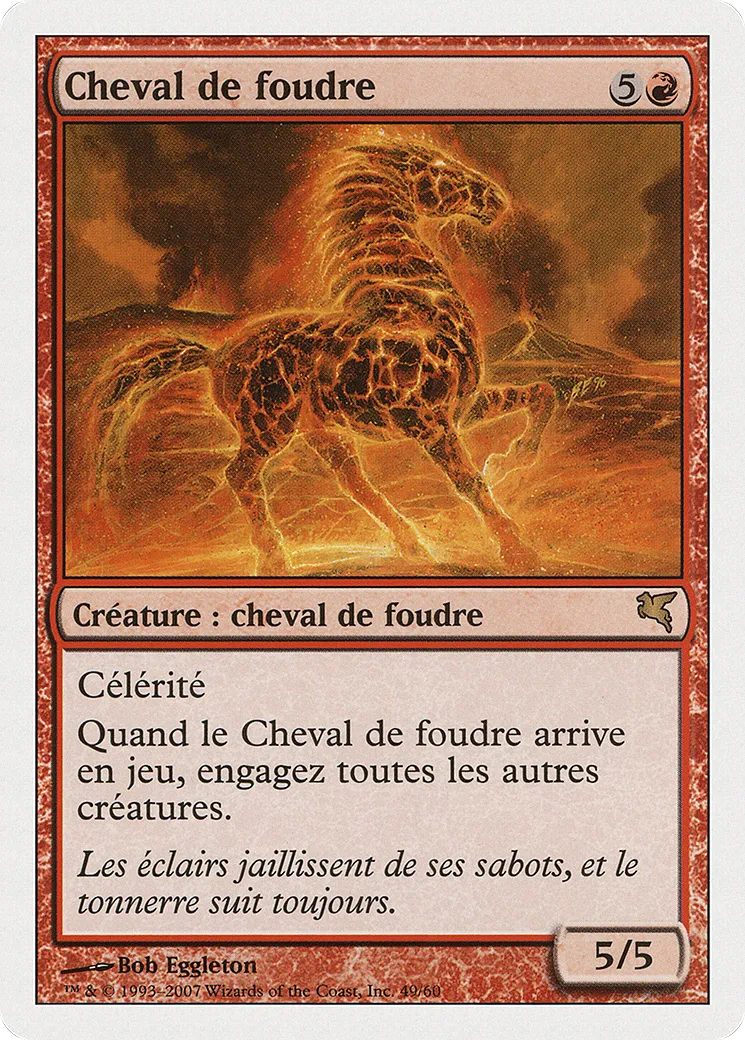 Cheval de foudre — Salvat 2005 — Magic: The Gathering