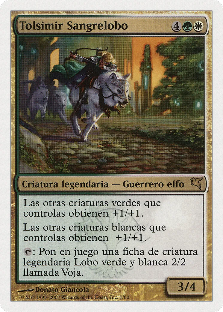 Tolsimir Wolfblood — Salvat 2005 — Magic: The Gathering