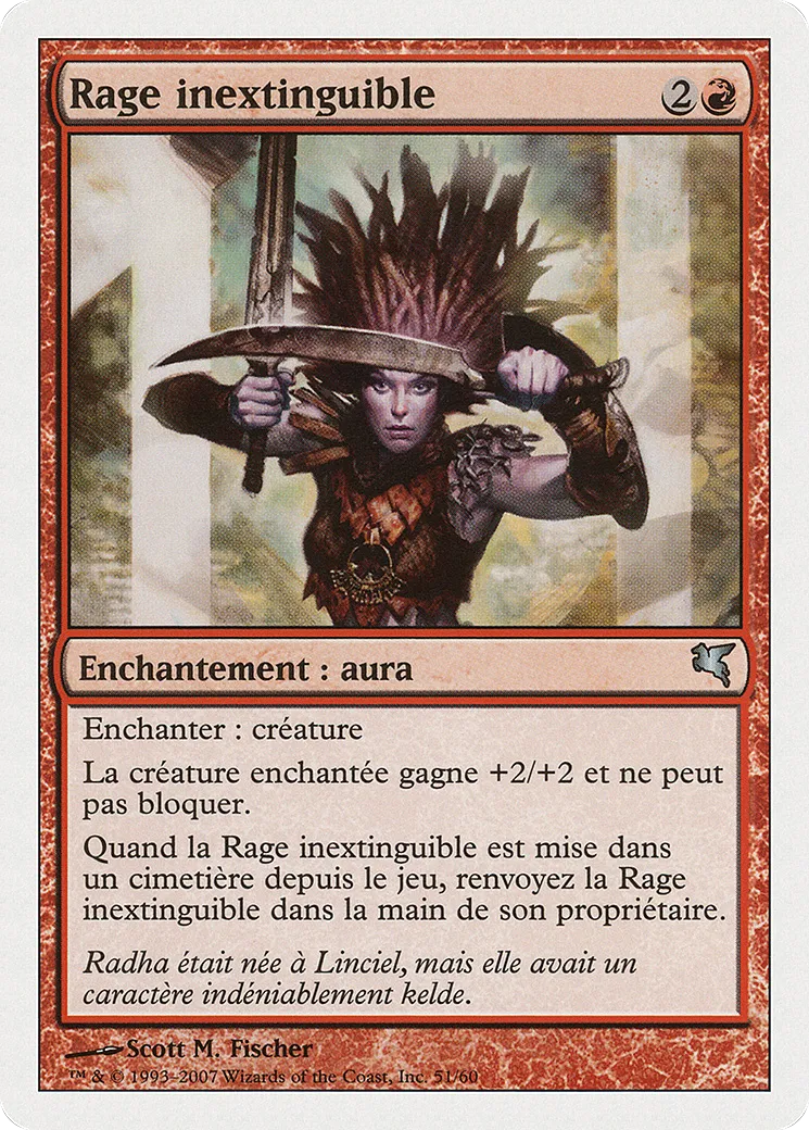 Rage inextinguible — Salvat 2005 — Magic: The Gathering
