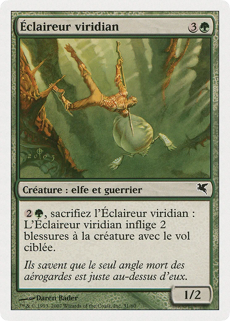 Éclaireur viridian — Salvat 2005 — Magic: The Gathering
