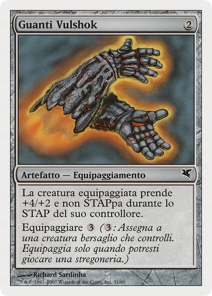 Gantelets vulshoks — Salvat 2005 — Magic: The Gathering