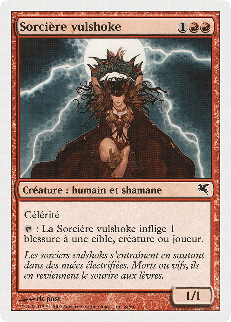 Sorcière vulshoke — Salvat 2005 — Magic: The Gathering