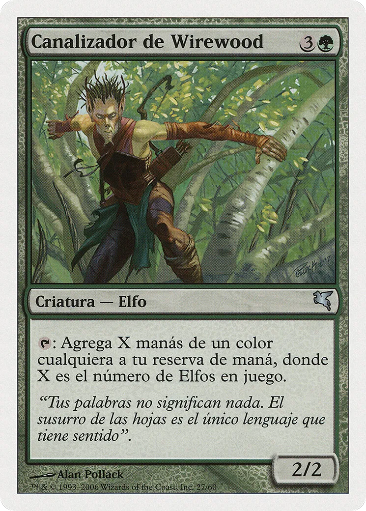 Wirewood Channeler — Salvat 2005 — Magic: The Gathering