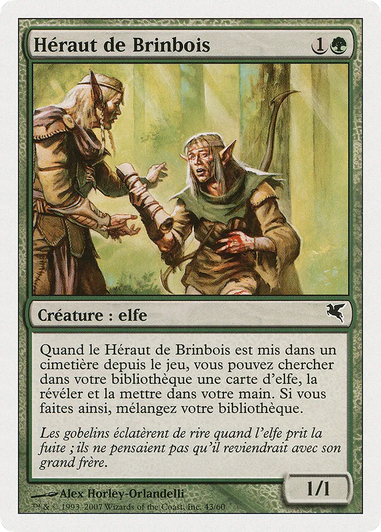 Héraut de Brinbois — Salvat 2005 — Magic: The Gathering