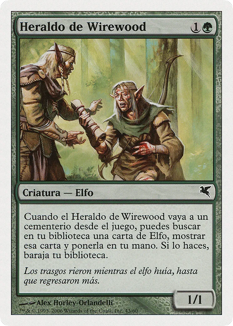 Wirewood Herald — Salvat 2005 — Magic: The Gathering