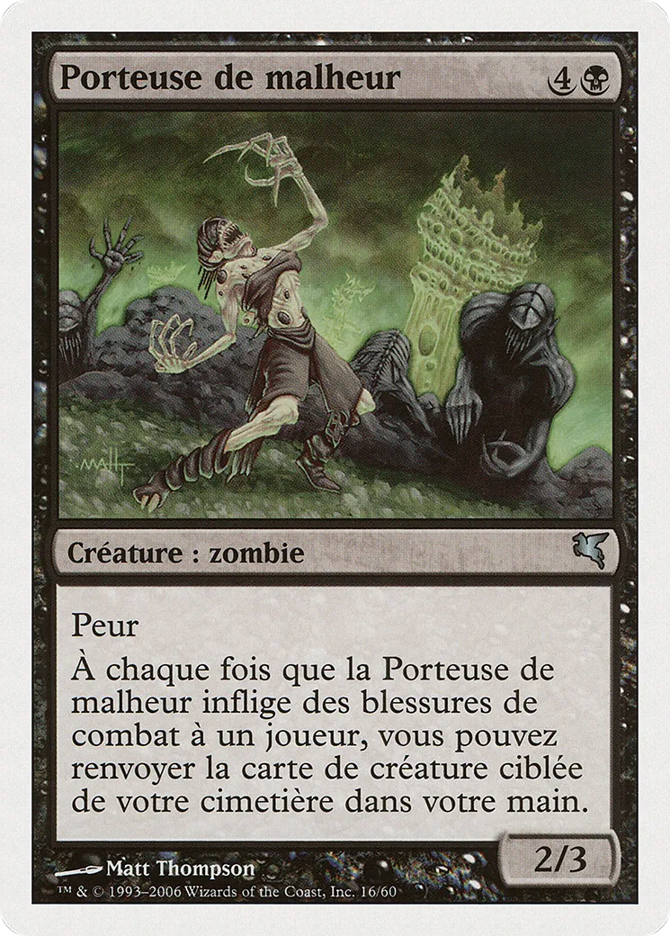 Porteuse de malheur — Salvat 2005 — Magic: The Gathering