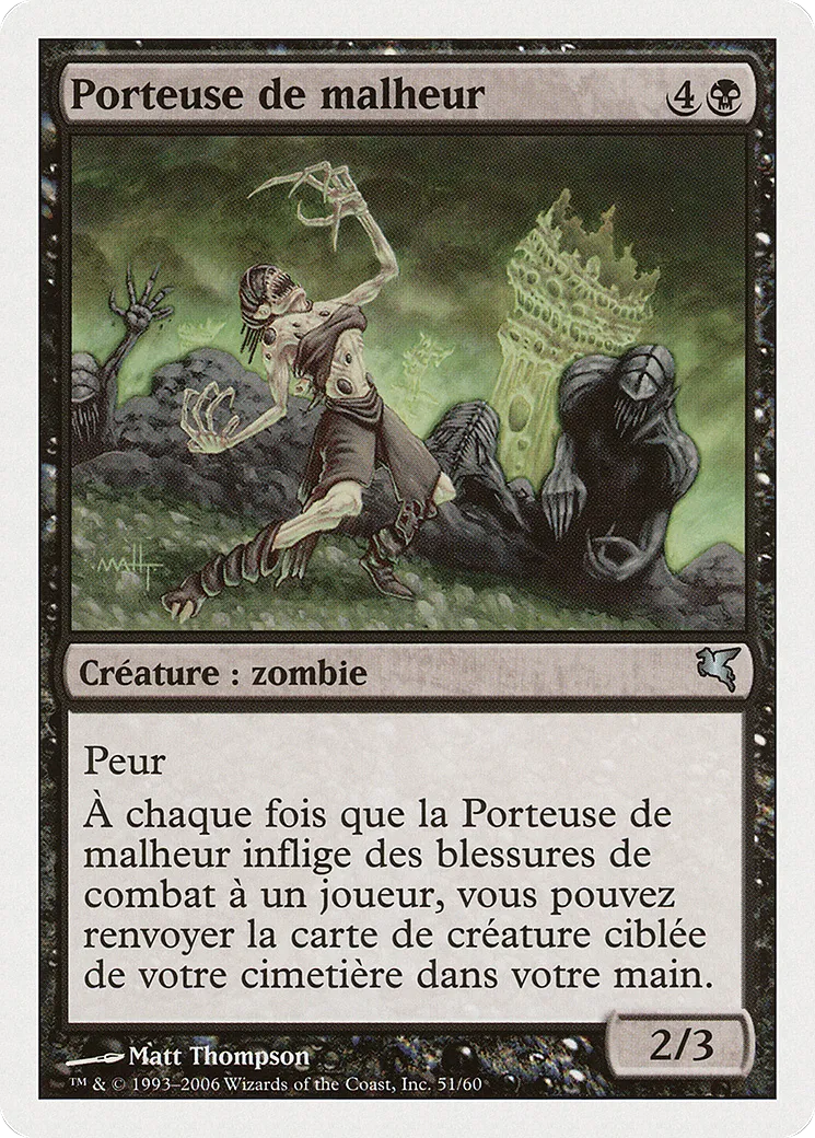 Porteuse de malheur — Salvat 2005 — Magic: The Gathering