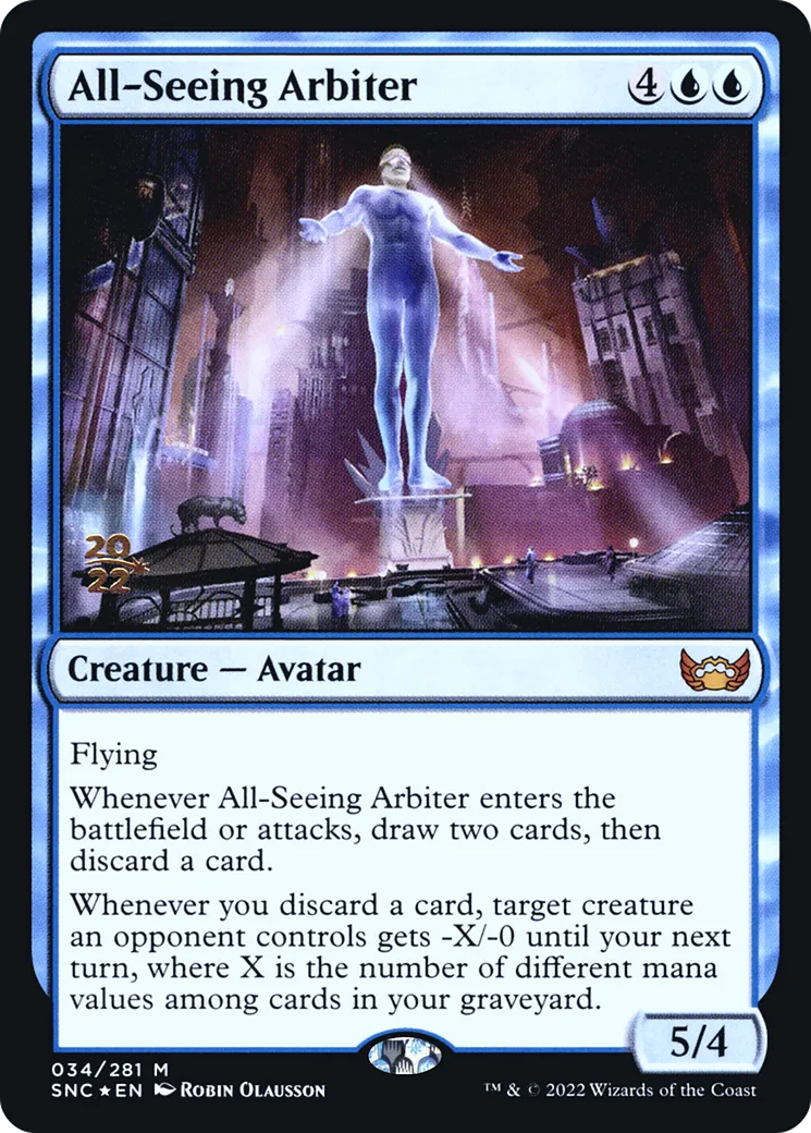 All-Seeing Arbiter — Streets of New Capenna Promos — Magic: The Gathering