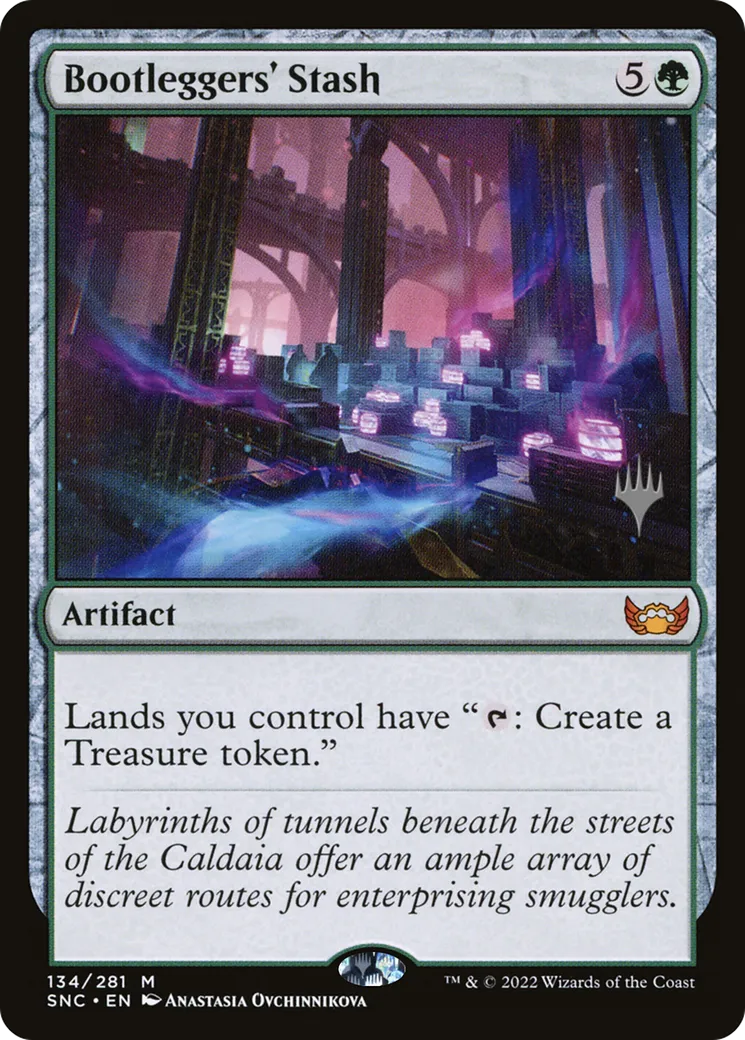 Bootleggers' Stash — Streets of New Capenna Promos — Magic: The Gathering