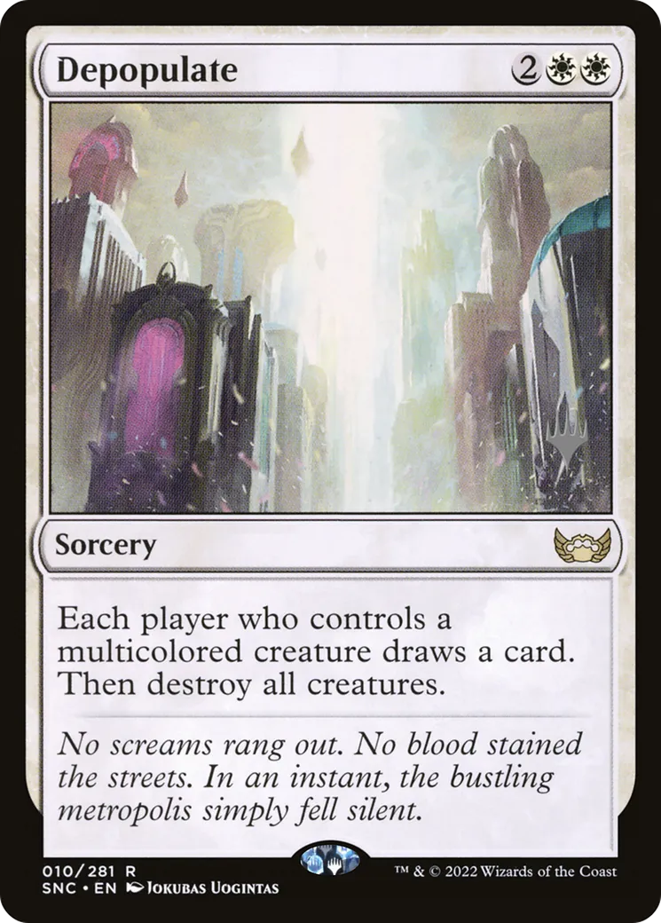 Depopulate — Streets of New Capenna Promos — Magic: The Gathering