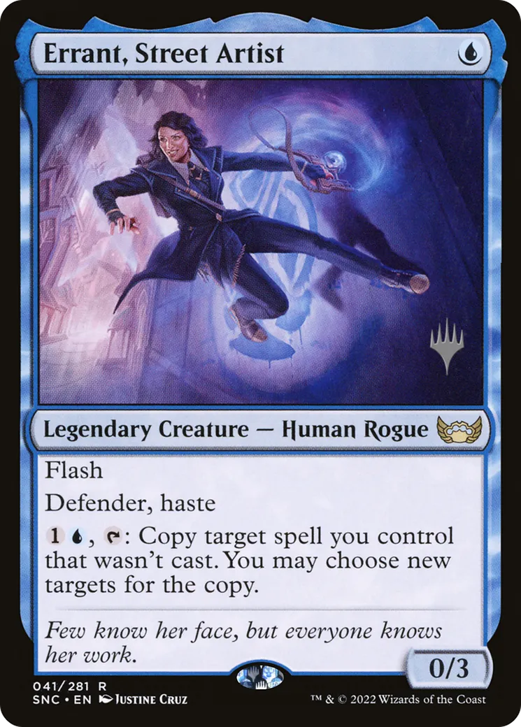 Errant, Street Artist — Streets of New Capenna Promos — Magic: The Gathering