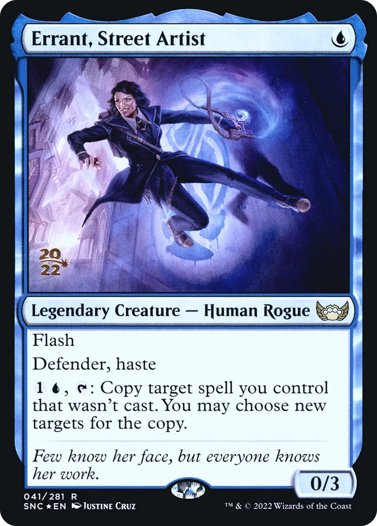 Errant, Street Artist — Streets of New Capenna Promos — Magic: The Gathering