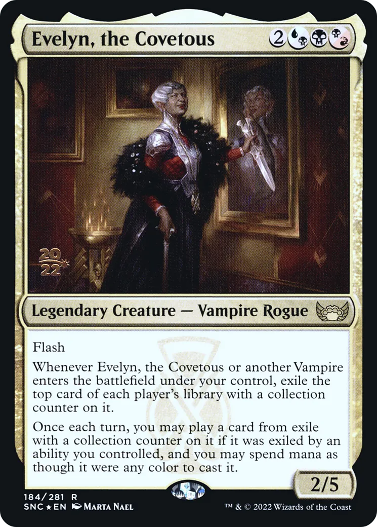 Evelyn, the Covetous — Streets of New Capenna Promos — Magic: The Gathering